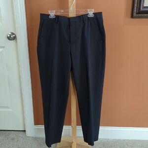 Men's Murano Dark Navy Pinstriped Dress Pants 34x30